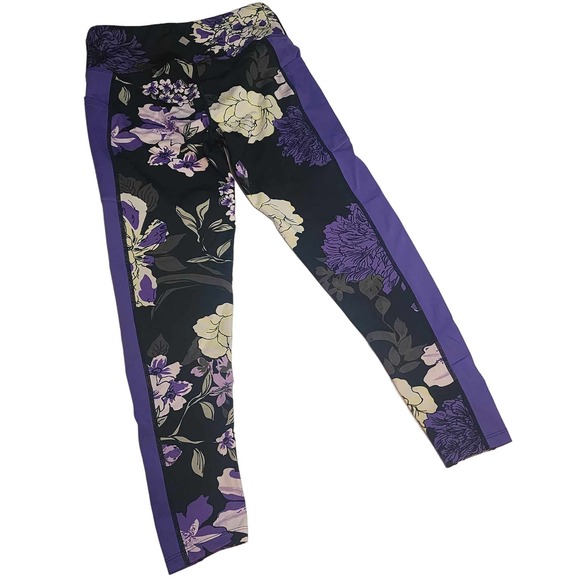 LulaRoe Brave Workout Pants - Small - Floral - Picture 3 of 3